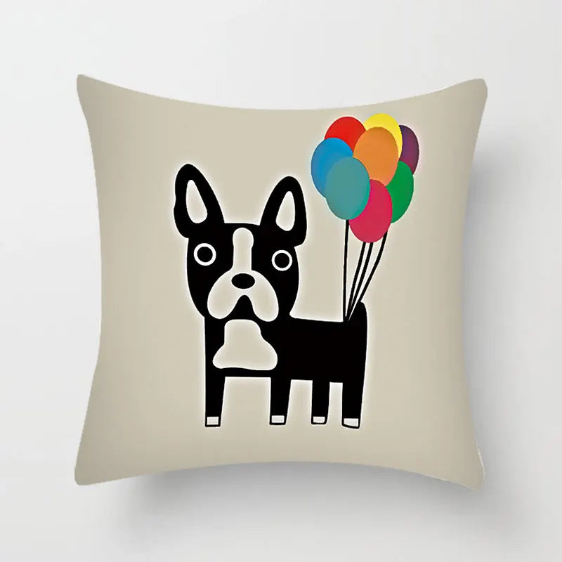Cat Pattern Pillow Cover