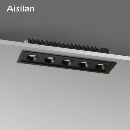 DecorBites™ 15W/24W LED Grille Downlight: مصباح سبوت مدمج مضاد للتوهج للديكور المنزلي والمكتبي