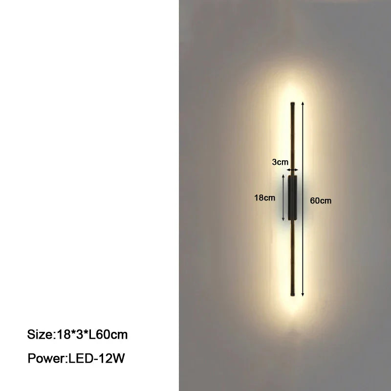 Aplique de pared LED lineal DecorBites™ para iluminación de fondo de sofá