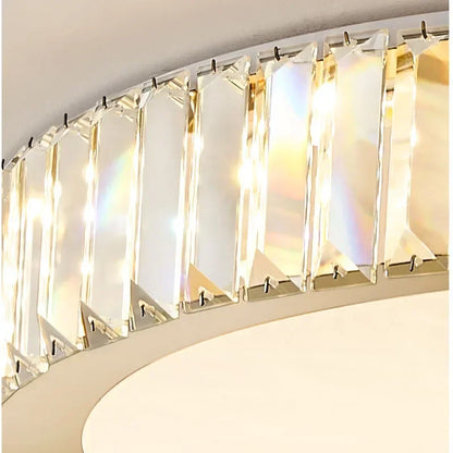 DecorBites™ Crystal LED Ceiling Light for Modern Bedroom, Warm Lighting
