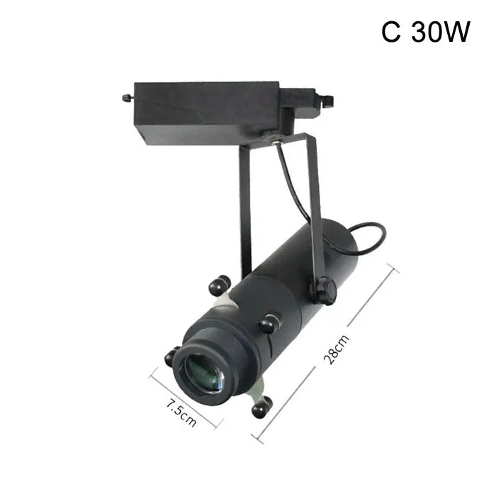 DecorBites™ Dimmable LED Track Light: 20W/30W Spotlight for Museum Art Gallery Exhibition