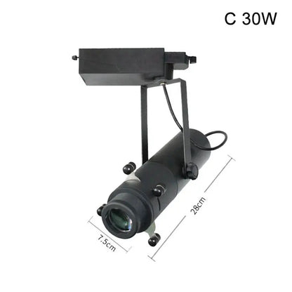 DecorBites™ Dimmable LED Track Light: 20W/30W Spotlight for Museum Art Gallery Exhibition
