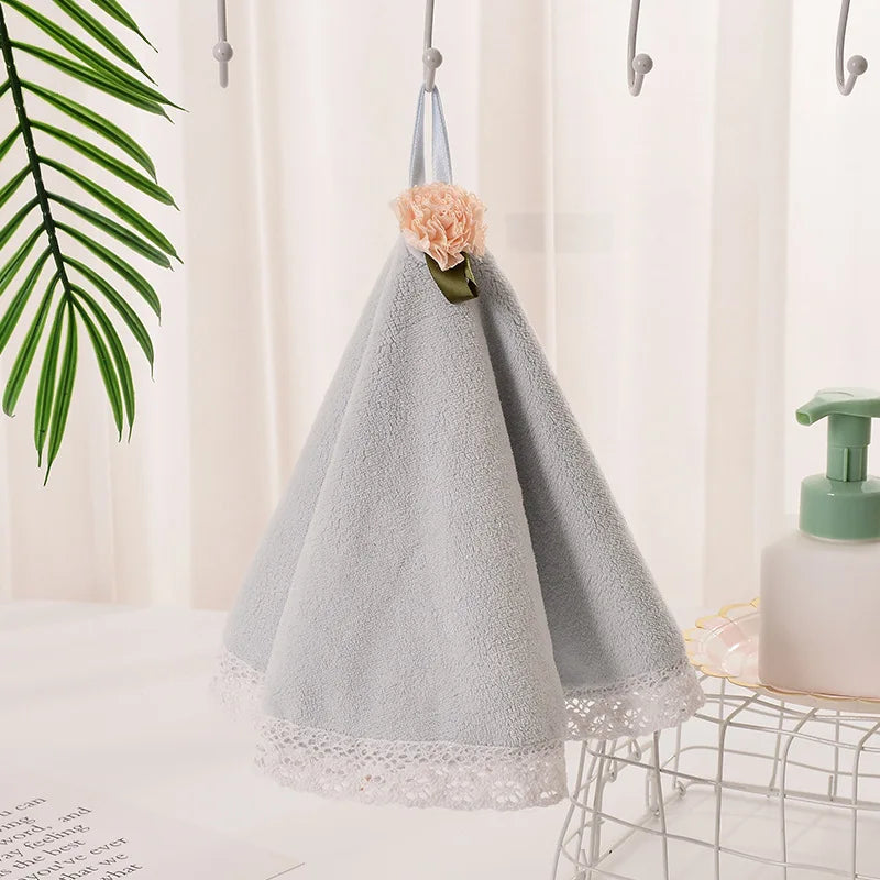 Toalla de mano para bebé Vestido de encaje Decorbites™: Suave, absorbente y linda para cocina y baño