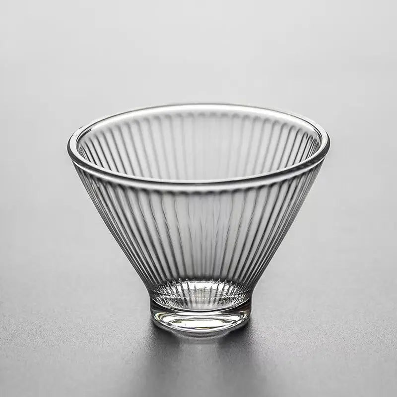 Decorbites™ Japanisches Teetassen-Set aus niedlichen hitzebeständigen Glasbechern und Teetassen