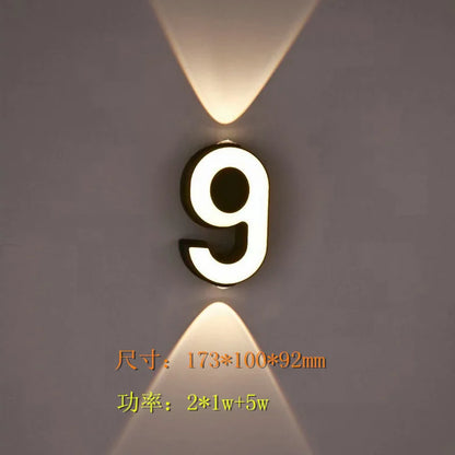 Luces LED con logotipo DecorBites™ | Proyección digital para terraza exterior