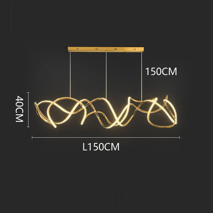 DecorBites™ LED Pendant Chandeliers for Dining and Living Room Decor