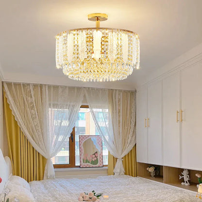 DecorBites™ Crystal Chandelier Light for Elegant Home Decor