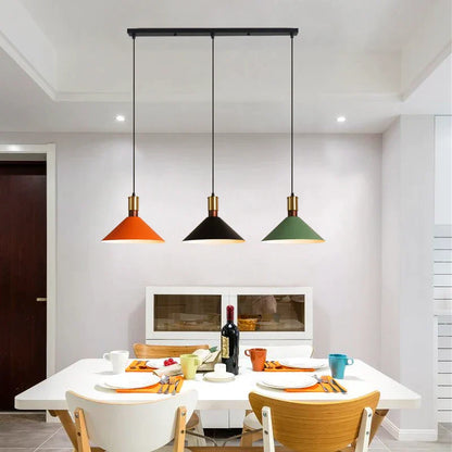DecorBites™ Industrial Loft Pendant Lamps Iron Chandeliers for Home, Restaurant & Living Room