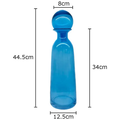 DecorBites™ Amber Glass Vase Hydroponics Desk Decoration Modern Home Decor