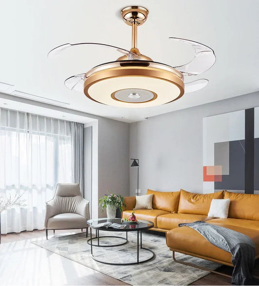 DecorBites™ 42" LED Ceiling Fan with Remote, 6 Speeds & Reversible Light