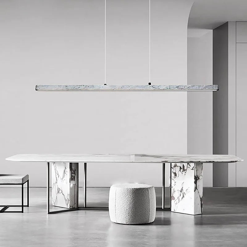 DecorBites™ LED Natural Marble Hanging Chandelier for Dinning Room