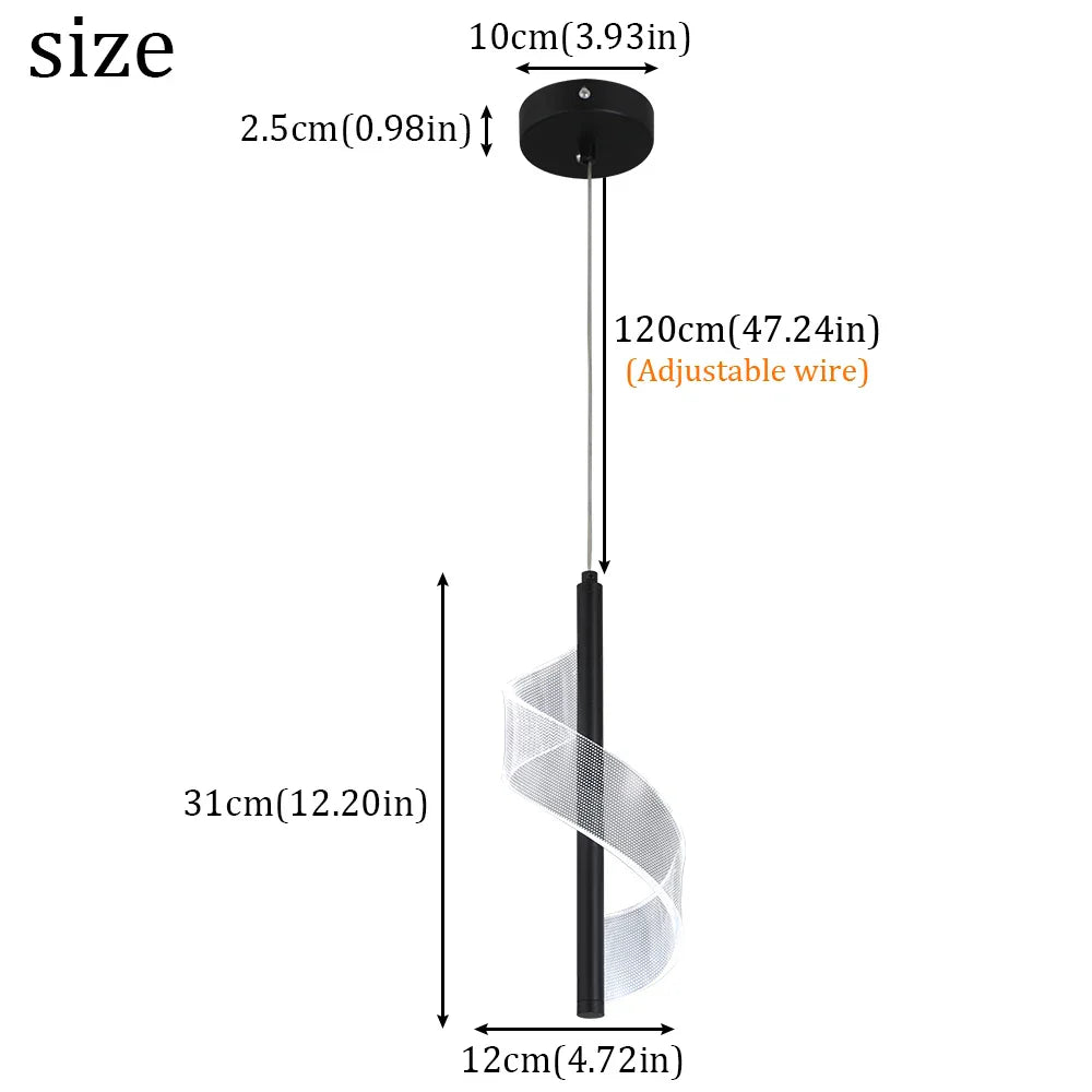Decorbites™ Lámpara de Colgante LED de Candelabro para Techo para Sala de Estar, Comedor, Cocina y Decoración del Hogar