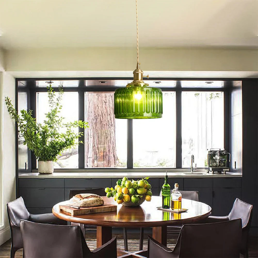 DecorBites™ Green Pendant Chandelier Lighting for Living Dining Kitchen Island Home Decor