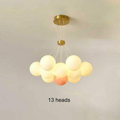 DecorBites™ LED Lunar Ball Chandeliers for Living Bedroom Home Decor Lighting