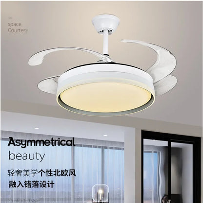 DecorBites™ LED Ceiling Fans with Remote Control for Indoor Lighting