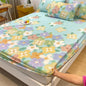 Decobites Queen Size Cotton Fitted Sheet Set with Cute Print, Soft and Skin-friendly Bed Cover