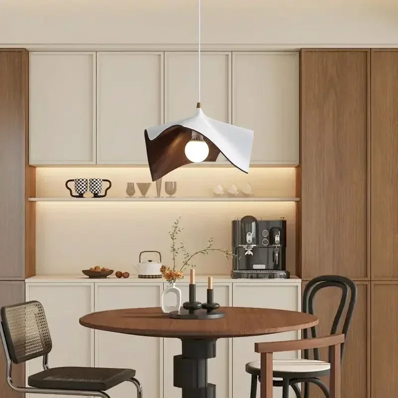 ثريا LED من DecorBites™ مصنوعة من الراتنج الأسود لغرفة المعيشة وغرفة النوم