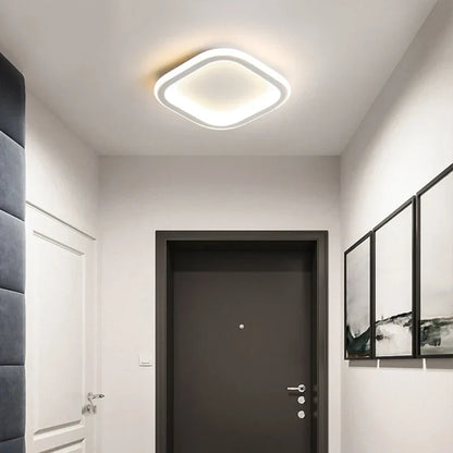 Lámpara de techo LED DecorBites™: Iluminación interior cuadrada y redonda, para dormitorio, recibidor, luz blanca neutra/fría/cálida