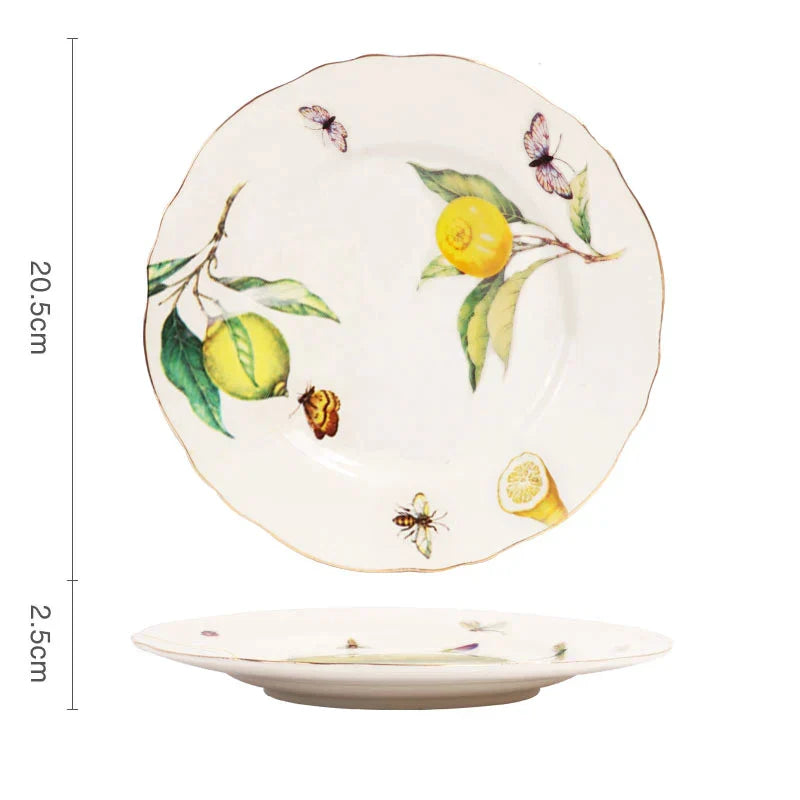 Gold Edge Ceramic Set