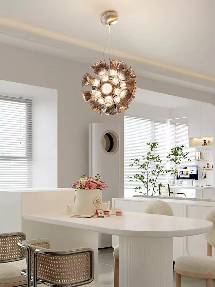 DecorBites™ Designer Luxury Chalice Lamp for Living Room Bedroom Hotel Project Décor Home LED Suspension Luminaire