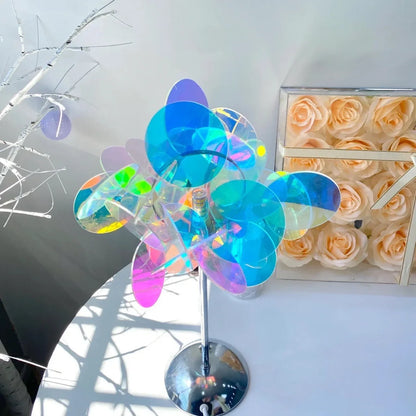 مصباح إسقاط أكريليك أورورا من ديكوربايتس™: إضاءة ليلية رومانسية بجانب السرير للفتيات، هدية اصنعيها بنفسك