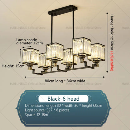 DecorBites™ Crystal Chandelier: Modern, Luxe, & Chic for Living Room, Bedroom, Restaurant & Villa