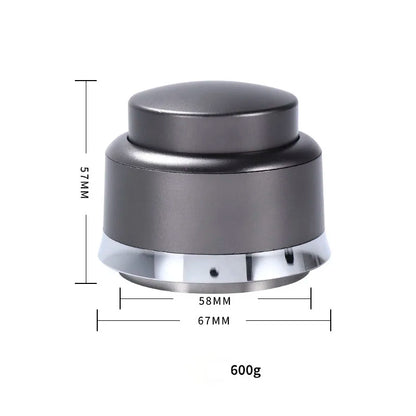 مكبس قهوة ديكوربايتس™ قابل للتعديل | قاعدة مسطحة من الفولاذ المقاوم للصدأ | أداة باريستا