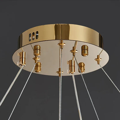 Lámpara colgante de cristal DecorBites™, exquisita iluminación de estilo oriental para el hogar