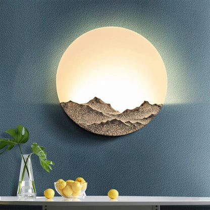 DecorBites™ LED Wall Light for Bedroom, Aisle, Stairwell | Round Hotel Room Decor