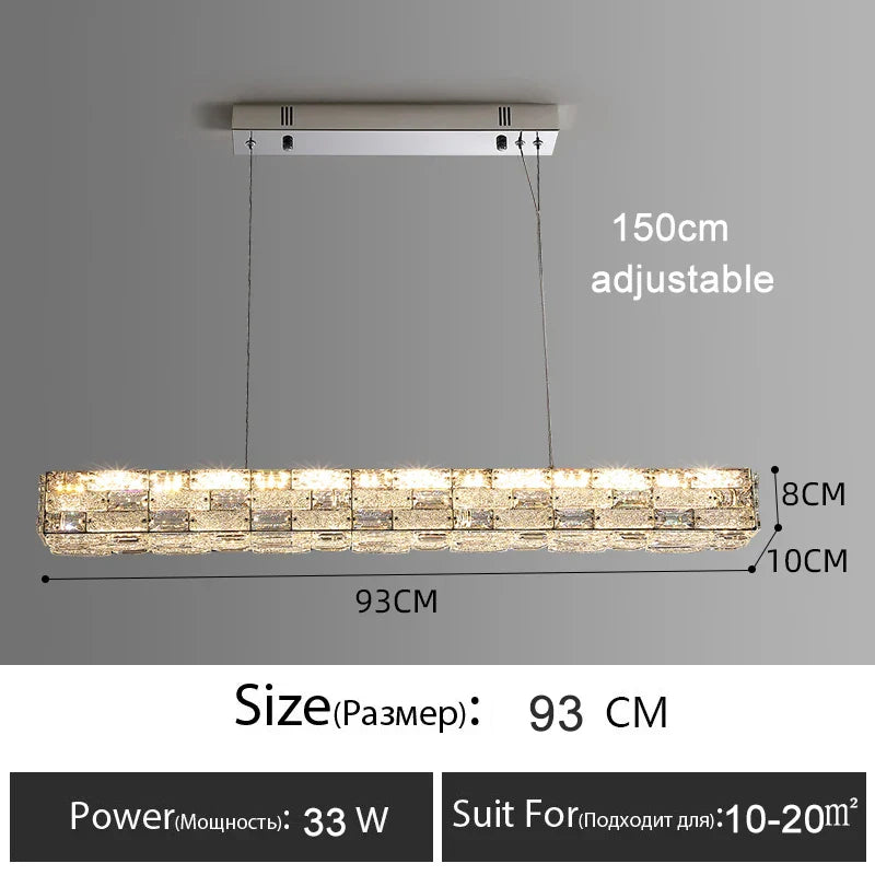 Gold Crystal Ring Chandelier 3-Tier D100cm
