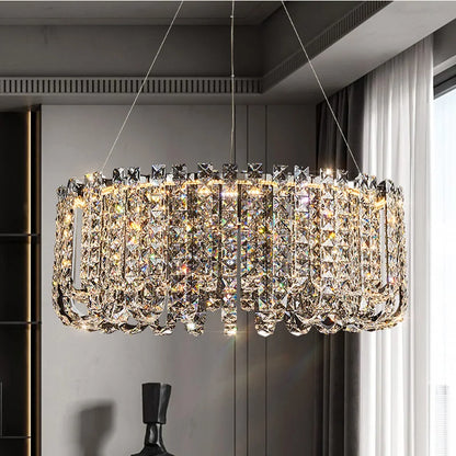 DecorBites™ Crystal Pendant Ceiling Lamp LED Luxury Hanging Light