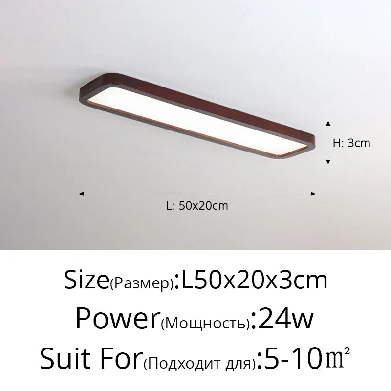 DecorBites™ LED Ceiling Lights: Modern Nordic Kitchen Study Living Room Dimmable Remote Control