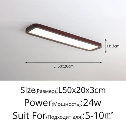 DecorBites™ LED Ceiling Lights: Modern Nordic Kitchen Study Living Room Dimmable Remote Control