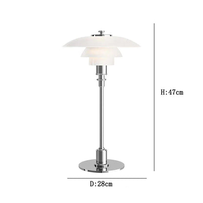 DecorBites™ Glass Desk Lamp: Modern Nordic Table Lamp for Home, Office, or Hotel