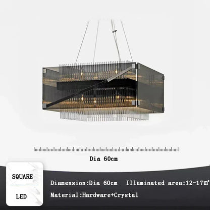 Lámpara de araña colgante de cristal DecorBites™ para una decoración de comedor de lujo