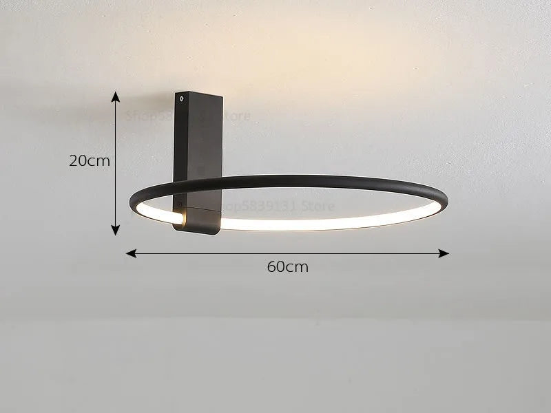 DecorBites™ Circular LED Ceiling Light for Bedroom - 360 Degree Rotation