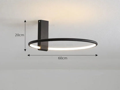 DecorBites™ Circular LED Ceiling Light for Bedroom - 360 Degree Rotation