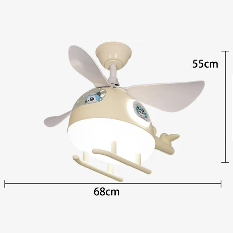 DecorBites™ Ceiling Fan Lights with LED, Modern Indoor Lighting for Kids' Bedroom & Dining Room