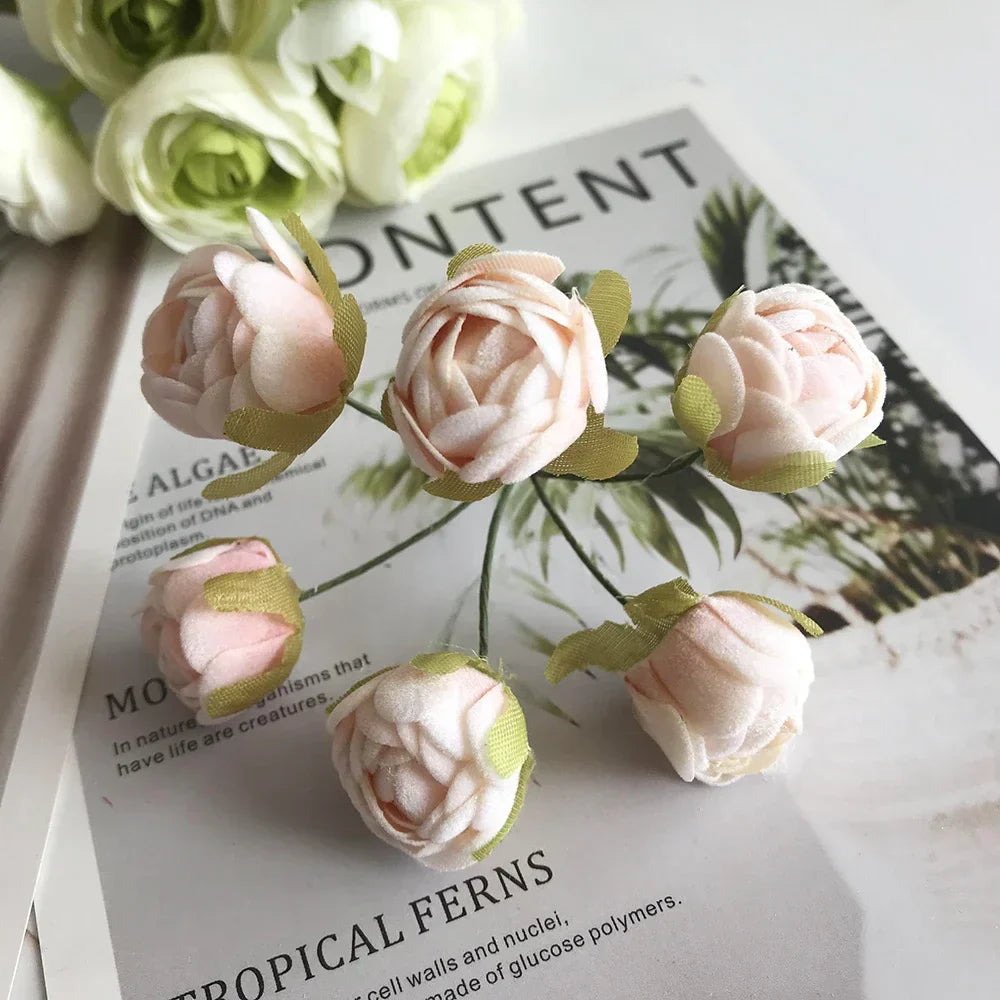 DecorBites™ Green Plant & Berry Stamen Bundle for DIY Christmas & Wedding Decor