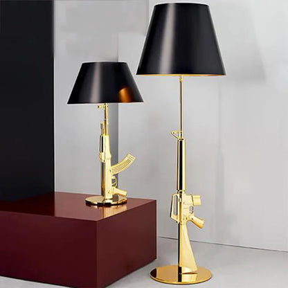 DecorBites™ AK47 Gold LED Floor Lamp - Modern Designer Corner Light for Living Room