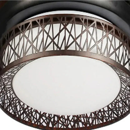 DecorBites™ Gold Ceiling Fan Lights Remote Control 36/42inch Dining Bedroom Living Luminaria