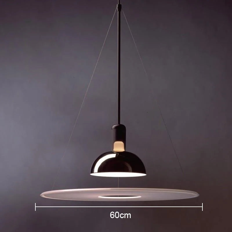 DecorBites™ Flying Saucer Chandelier: Luxury LED Indoor Pendant Lighting for Restaurant, Bar, Bedroom.