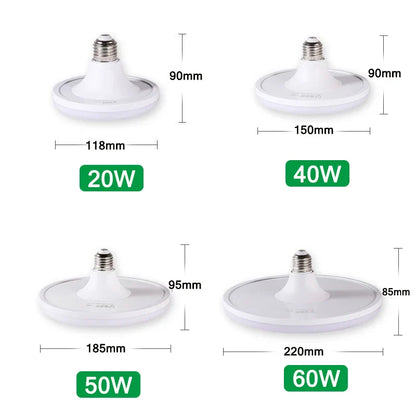 Lámpara de techo LED DecorBites™ UFO con bombilla E27, iluminación interior superbrillante para sala de estar