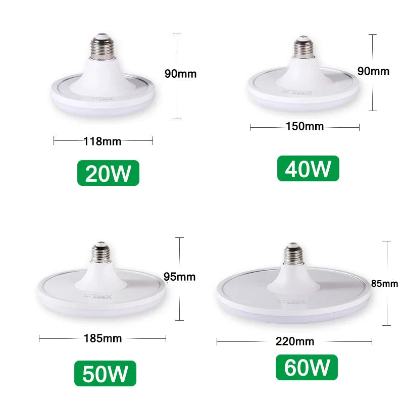 DecorBites™ LED Indoor UFO Round Ceiling Lamp Super Bright Living Room Lighting Bulbs