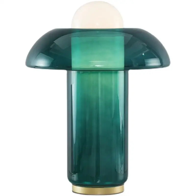 DecorBites™ Green Glass Desk Lamp for Nordic Style Living Room and Bedroom Decor
