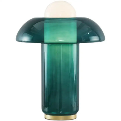 DecorBites™ Green Glass Desk Lamp for Nordic Style Living Room and Bedroom Decor