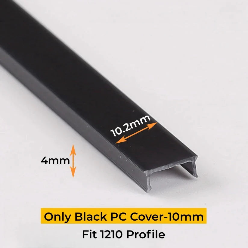 DecorBites™ LED Strip Channel Diffuser for Flexible Replaceable LED Aluminum Profile Light Cover