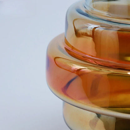 DecorBites™ Gradient Glass Vase for Stylish Flower Arrangements and Home Decor