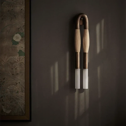 DecorBites™ HORSEHAIR Wall Lamp Old Gold Silver Black Metal Cloth Light