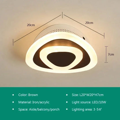 DecorBites™ LED Ceiling Light: Stylish Acrylic Lamps for Home Decor, Aisle, Staircase, Balcony